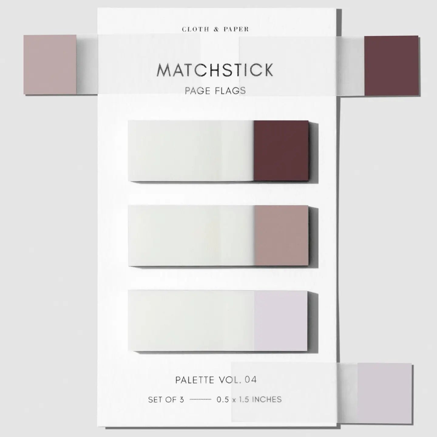 Matchstick Page Flag Set
