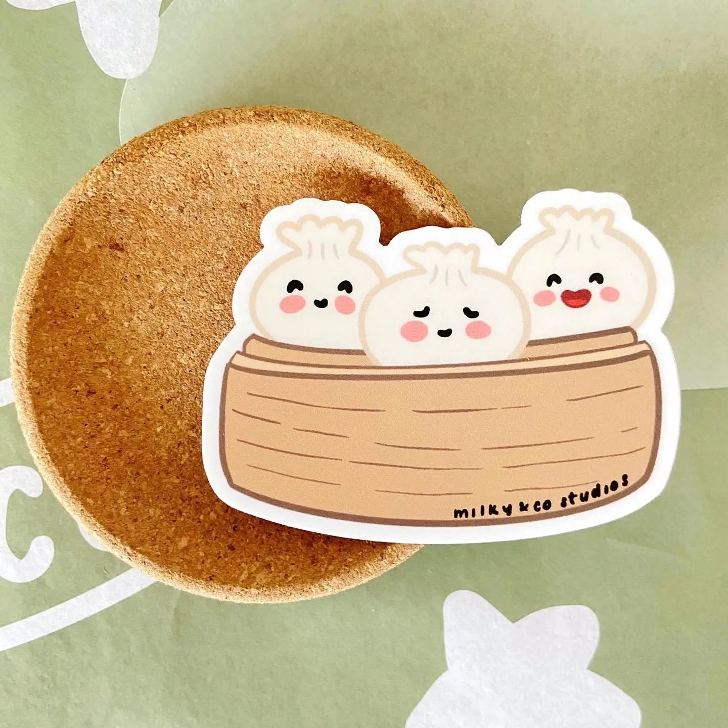 Cheery Dim Sum Waterproof Vinyl Sticker