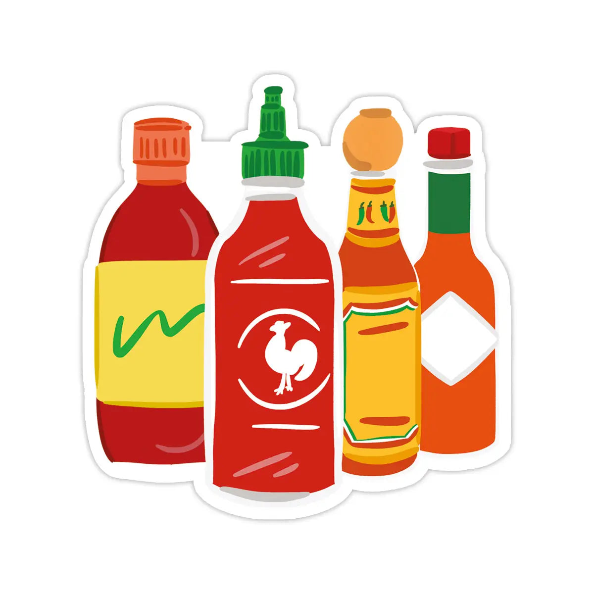 Hot Sauces Vinyl Sticker