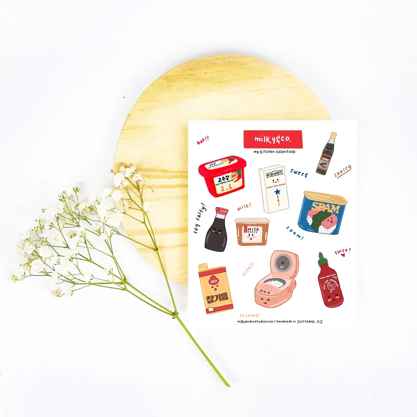 My Asian Kitchen Essentials - Sticker Sheet