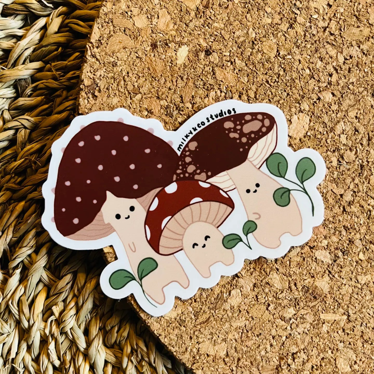 Little Shroomies Waterproof Vinyl Sticker