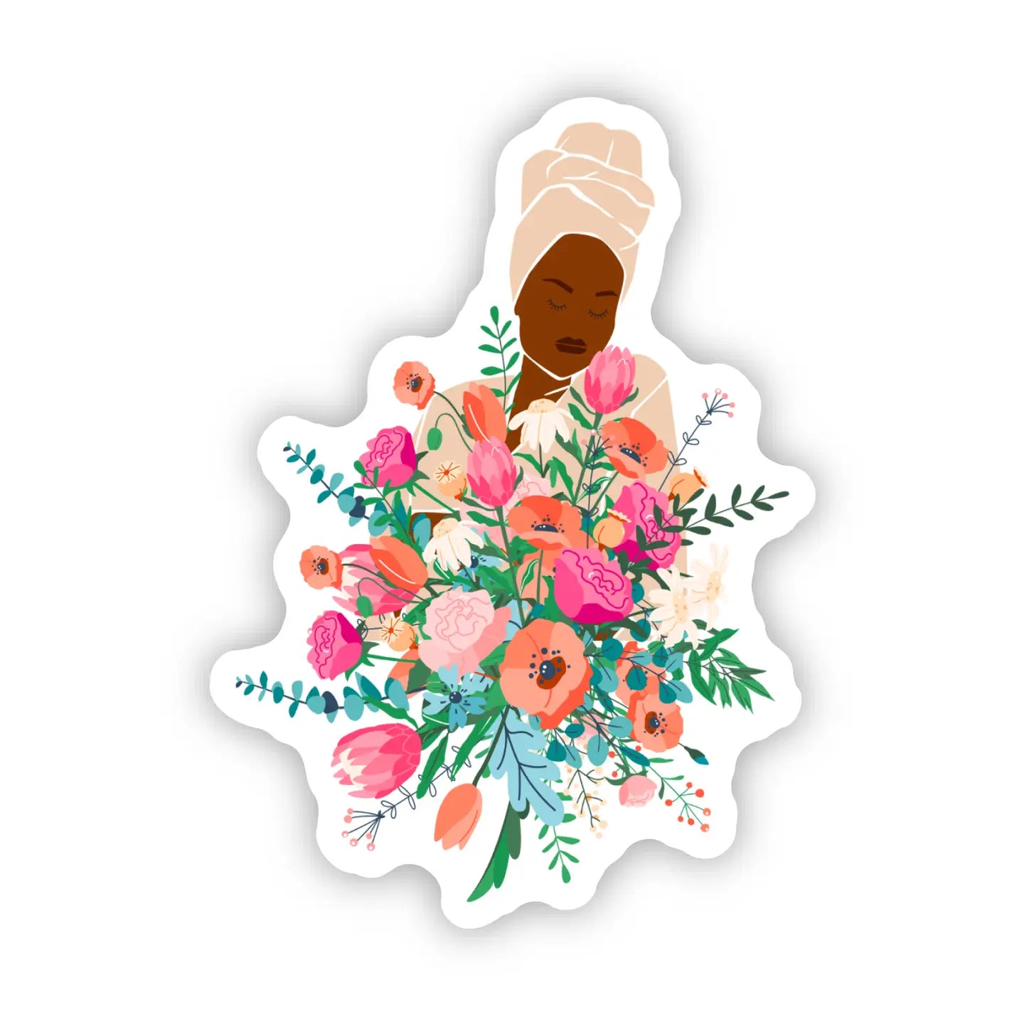 Bloom | Black Woman | Abundance Stickers