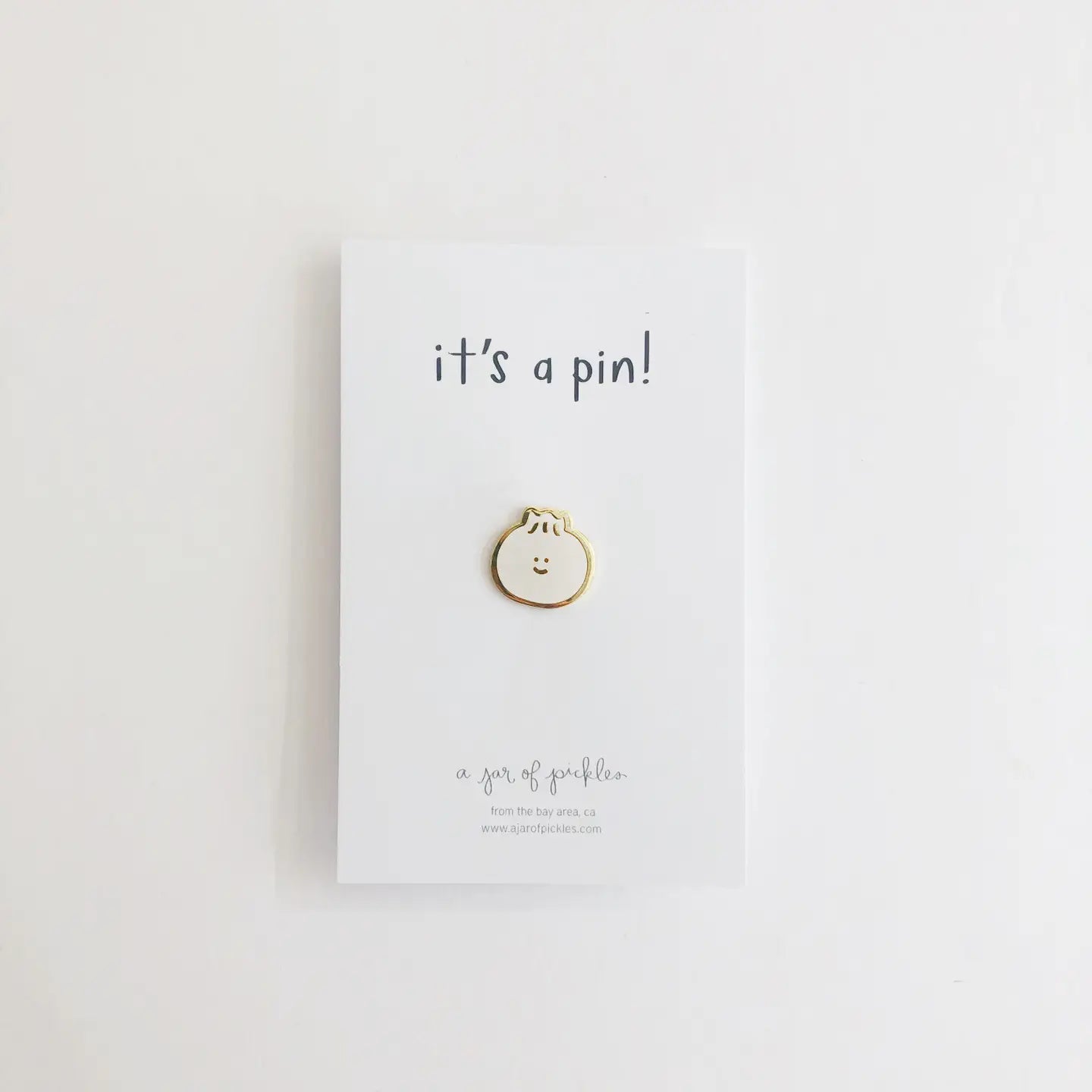 Bao Dumpling Enamel Pin