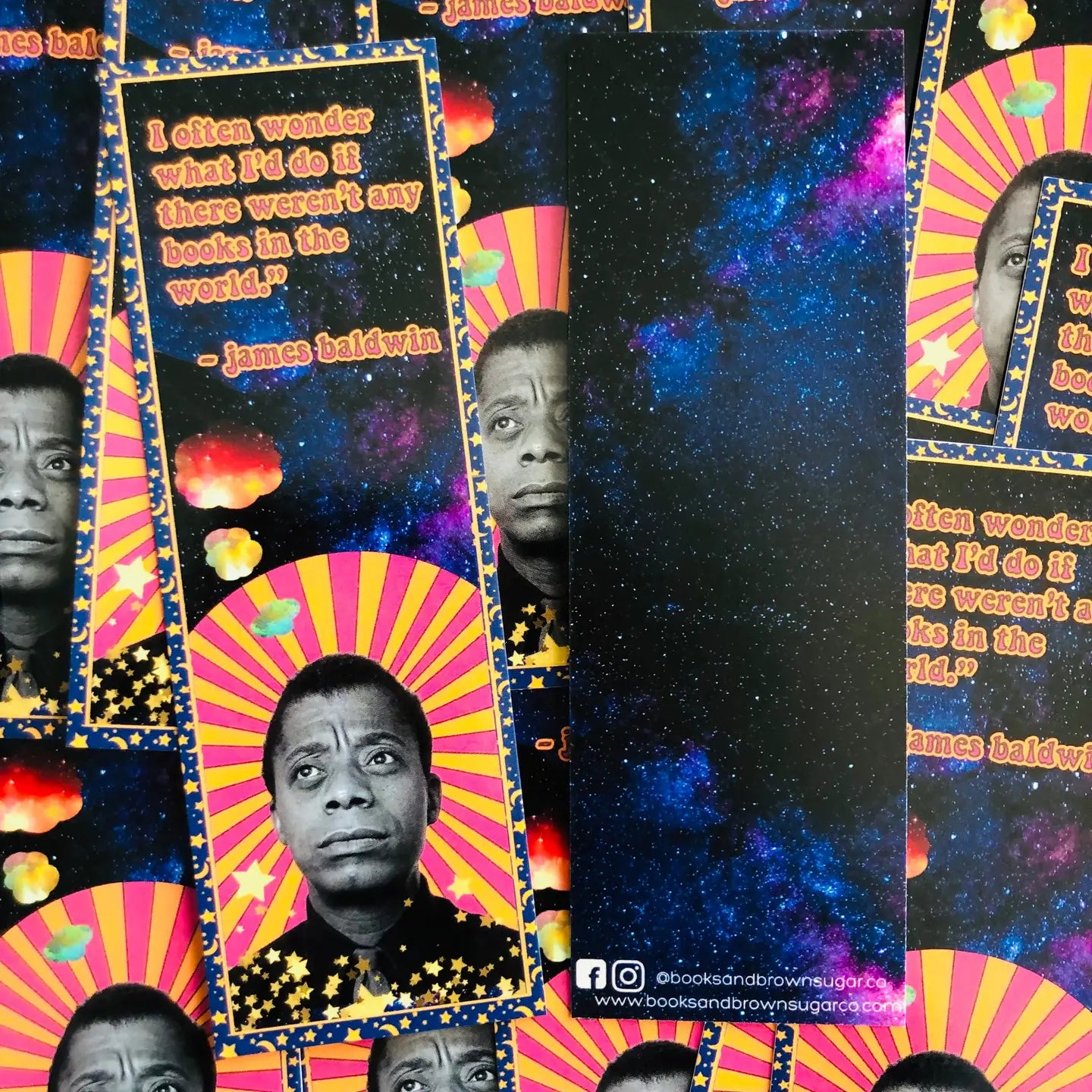 James Baldwin Quote Bookmark