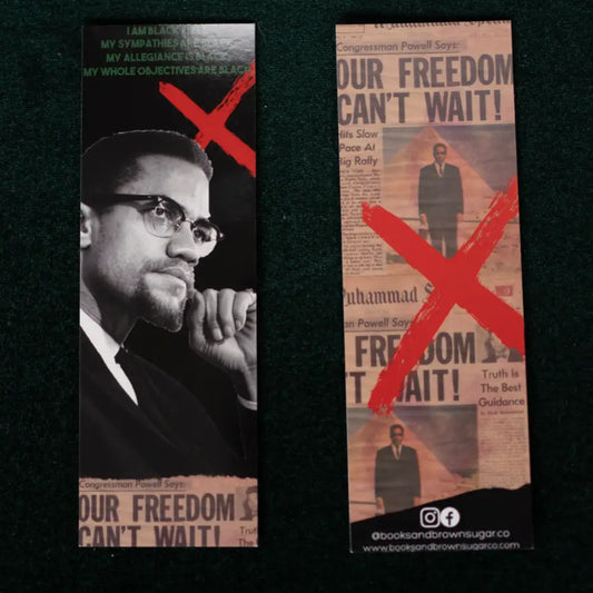 Malcolm X Bookmark