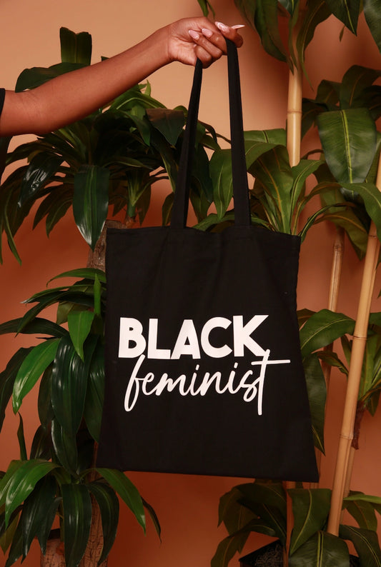 Black Feminist Tote Bag