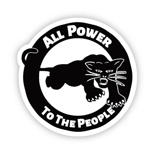All Power Black Panther Sticker