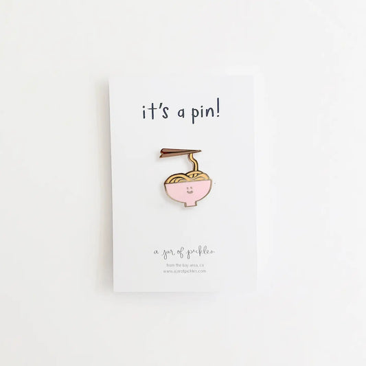 Noodle Bowl Enamel Pin
