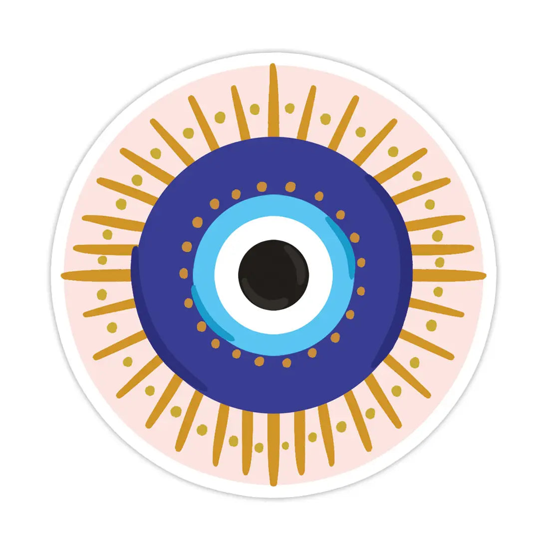 Evil Eye Vinyl Sticker
