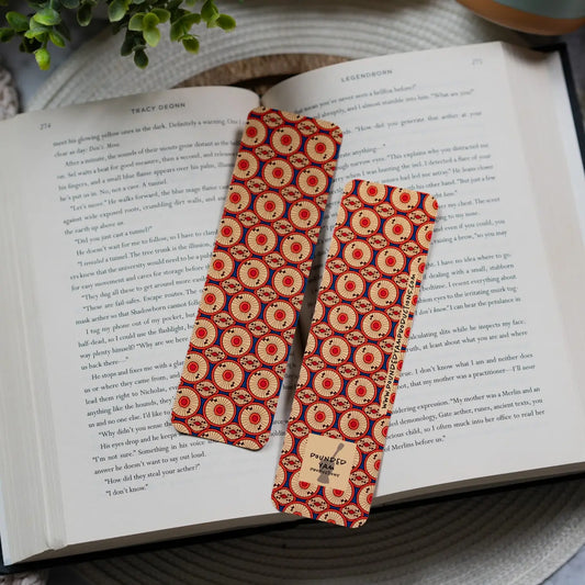 Ankara Print African Bookmark - Circles