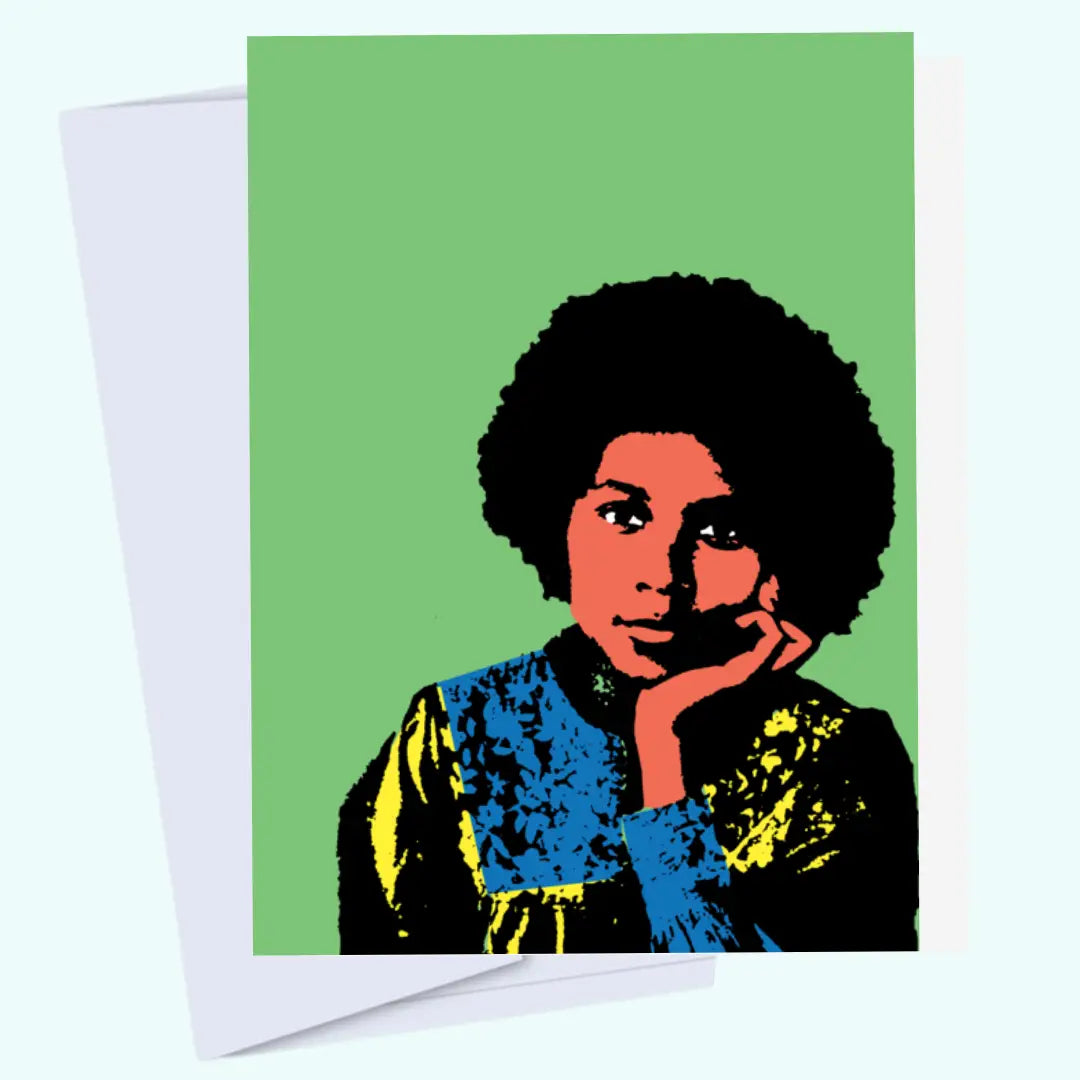 bell hooks - Iconic Black Author Art Card