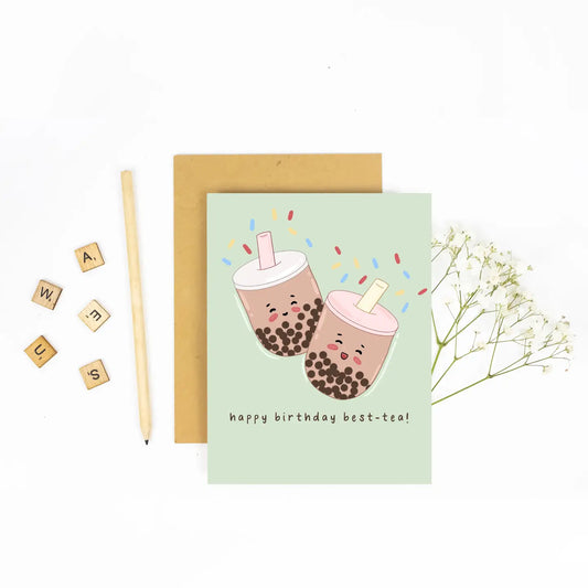 Happy Birthday Best-Tea! Birthday Card