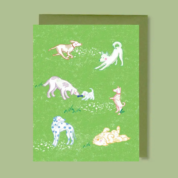 Dog Days Greeting Card