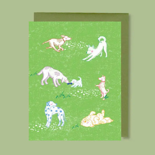 Dog Days Greeting Card