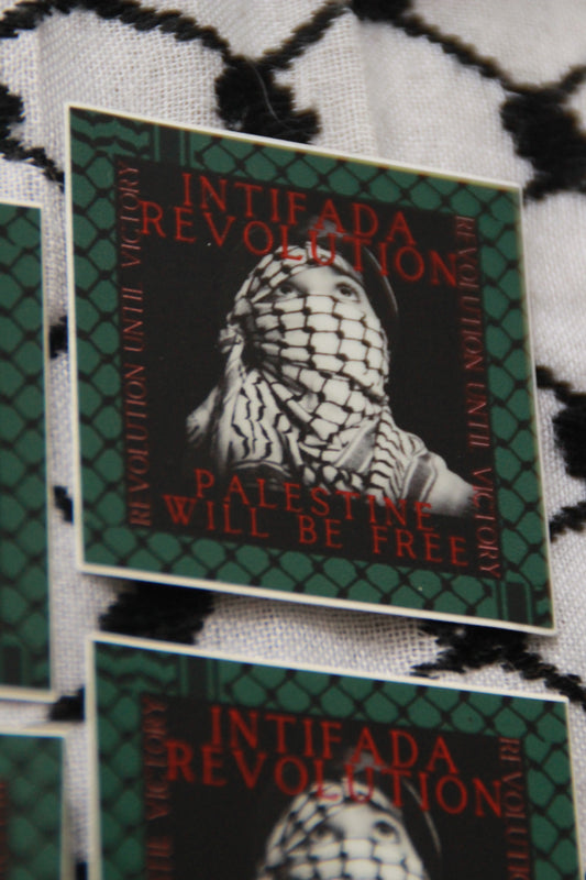 Intifada Revolution Palestine Sticker