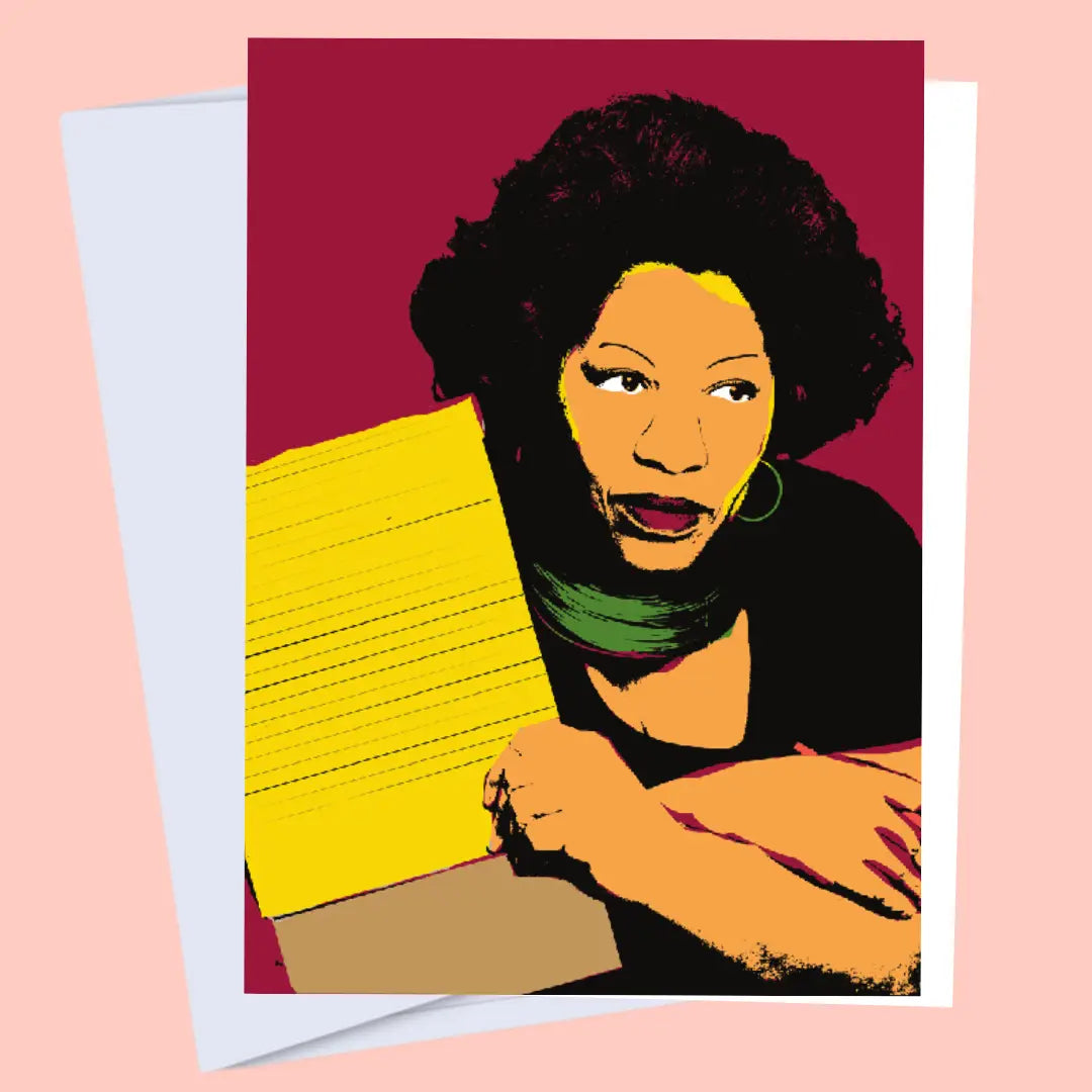 Toni Morrison - Iconic Black Author Art Card