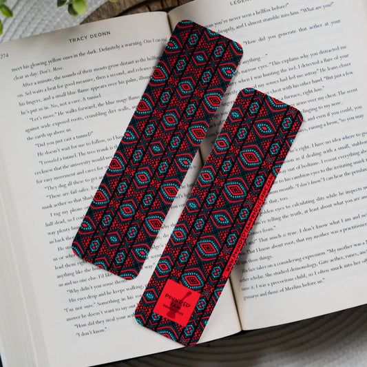 Ankara African Print Bookmark - Diamonds