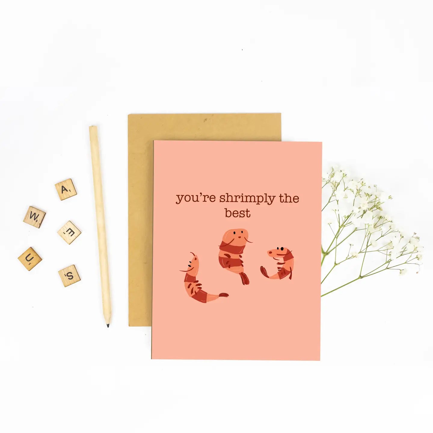 You're Shrimply the Best Greeting Card