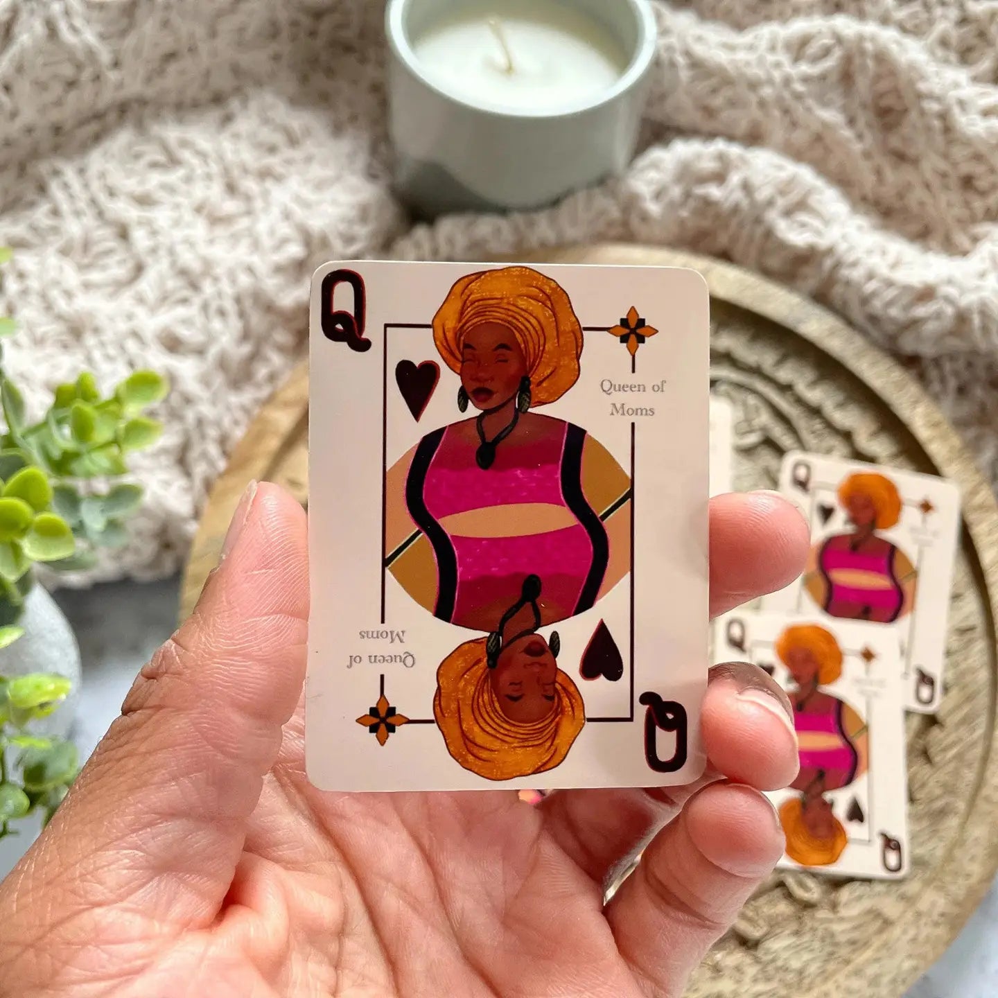 Black Queen Playing Card Sticker