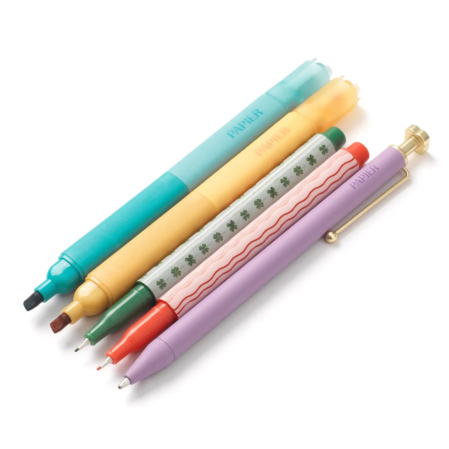 Mixed Pen & Highlighter Set of 5 - Imagination