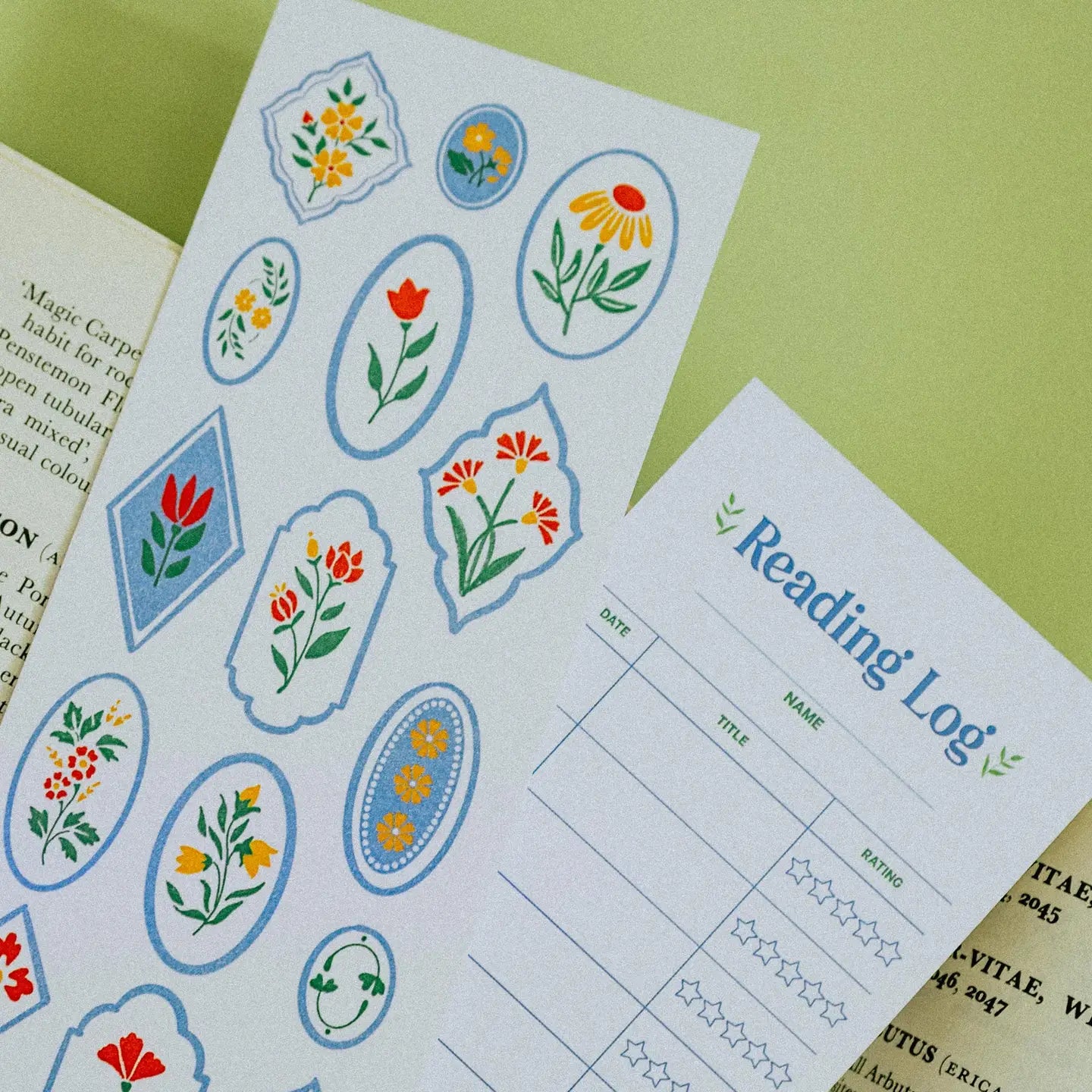 Floral Edition Bookmark